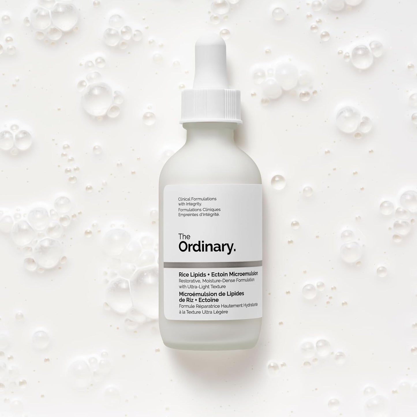 The Ordinary Rice Lipids + Ectoin Microemulsion Moisturizer for Dry Skin, Soothing Hydration, Barrier Repair, Reduced Redness