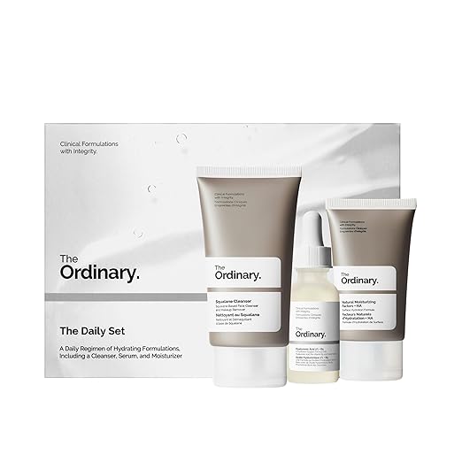 The Ordinary The Acne Set, 3-Step Skin Regimen with Glucoside Foaming Cleanser, Salicylic Acid 2% Solution, and Natural Moisturizing Factors + Beta Glucan | Skin Care Set