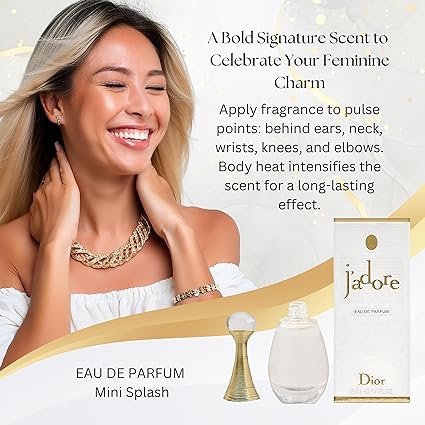Dior Jadore Eau de Parfum Splash Mini for Women, 0.17 Ounce