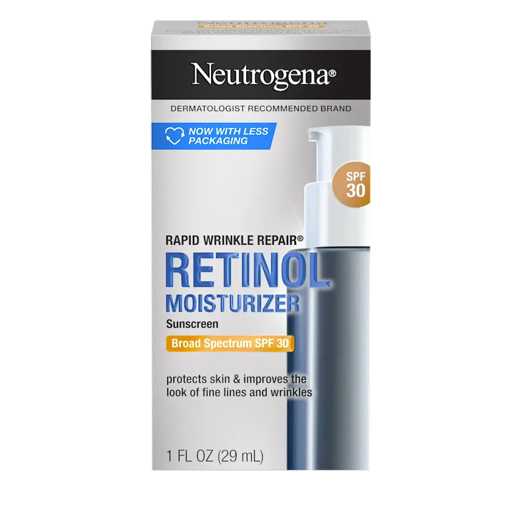 Neutrogena® Rapid Wrinkle Repair Retinol Moisturizer with Sunscreen Broad Spectrum SPF 30, 1 Fl. Oz