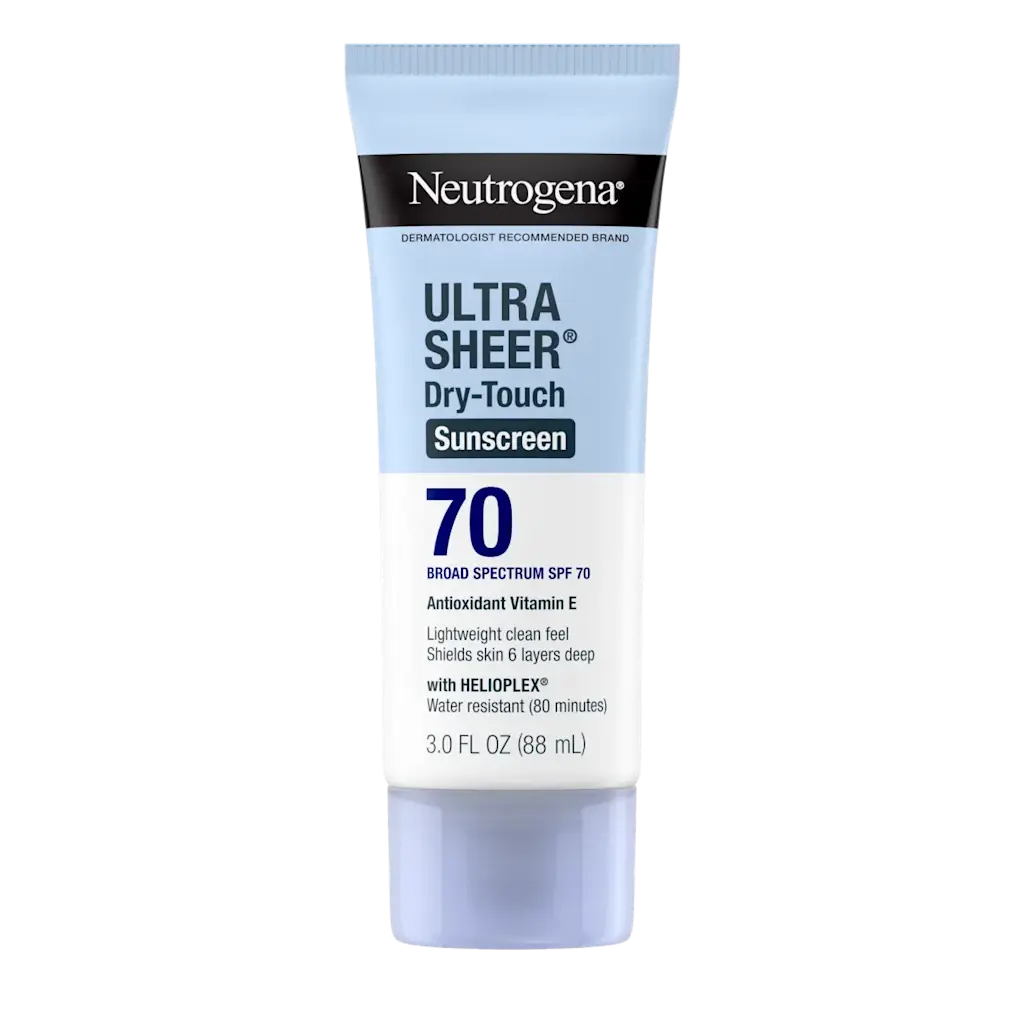 Neutrogena® Ultra Sheer Dry-Touch Sunscreen Lotion Broad Spectrum SPF 70, 3 Fl. Oz