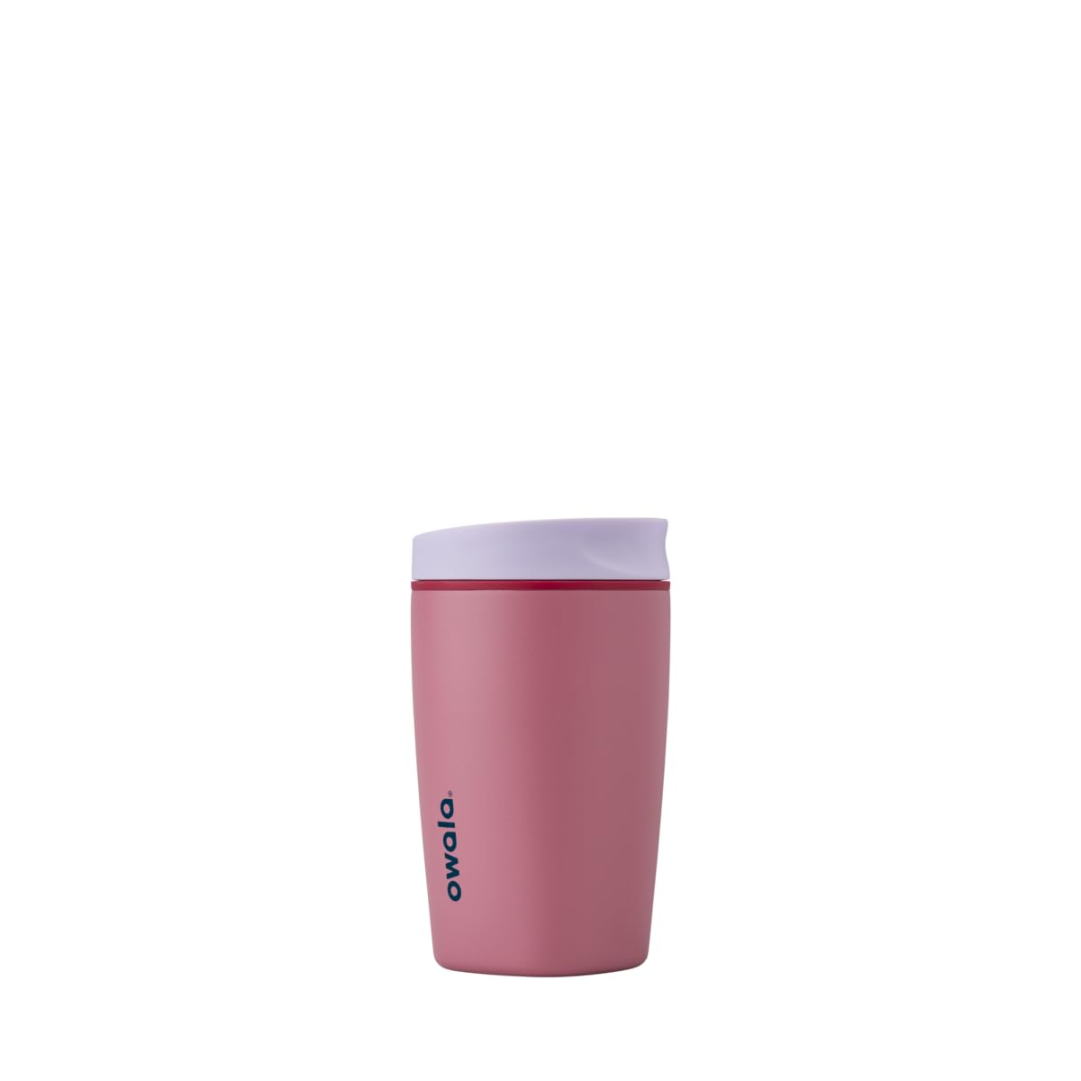 Owala SmoothSip Slider Insulated Stainless Steel Coffee Tumbler, Reusable Iced Coffee Cup, Hot Coffee Travel Mug, BPA Free 20 oz, In Bloom