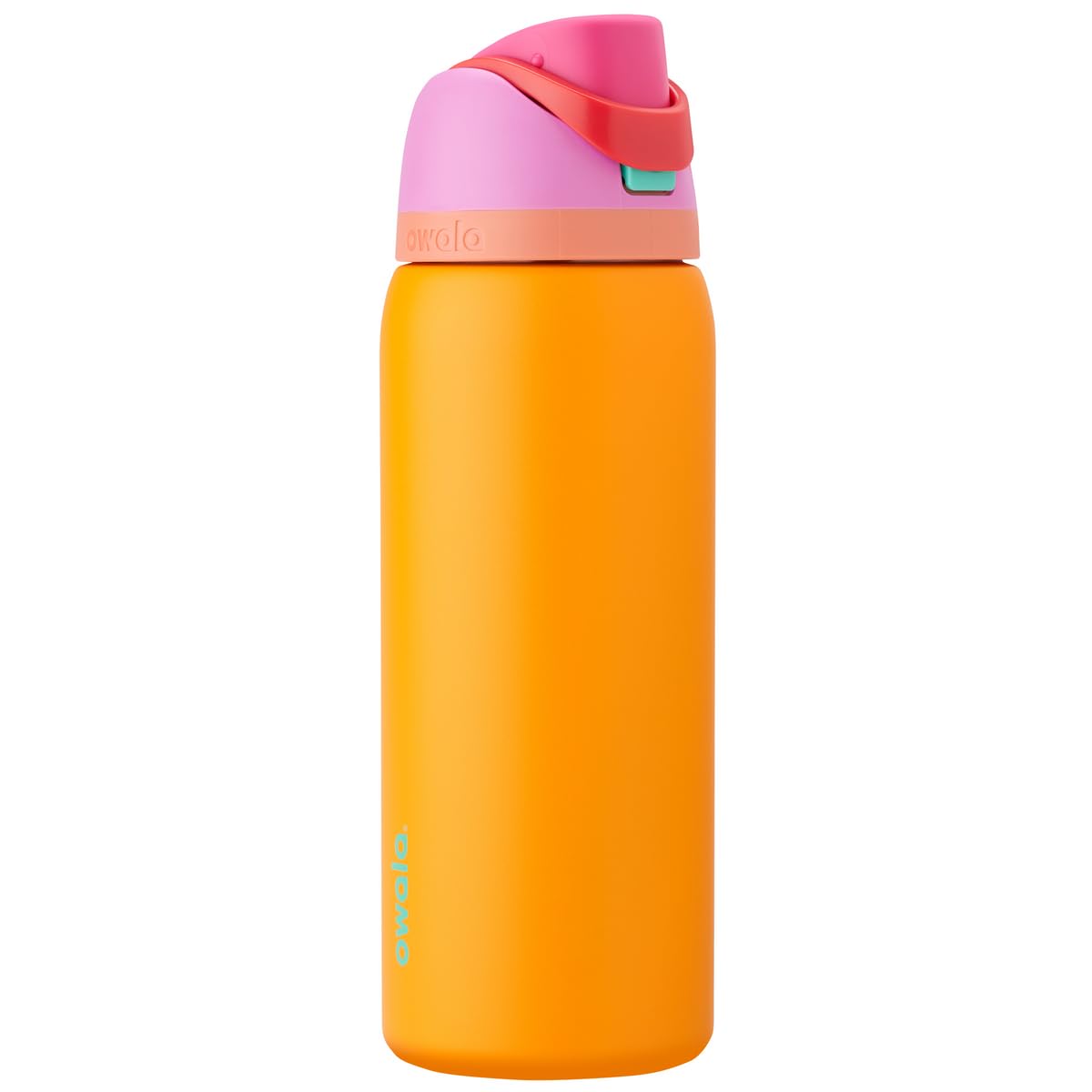 Owala FreeSip Insulated Stainless Steel Water Bottle with Straw, BPA-Free Sports Water Bottle, Great for Travel, 24 Oz, Black Cherry