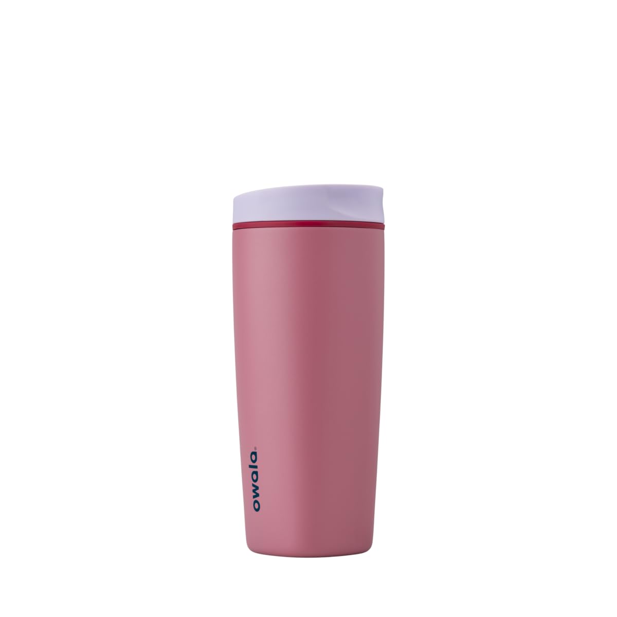 Owala SmoothSip Slider Insulated Stainless Steel Coffee Tumbler, Reusable Iced Coffee Cup, Hot Coffee Travel Mug, BPA Free 20 oz, In Bloom