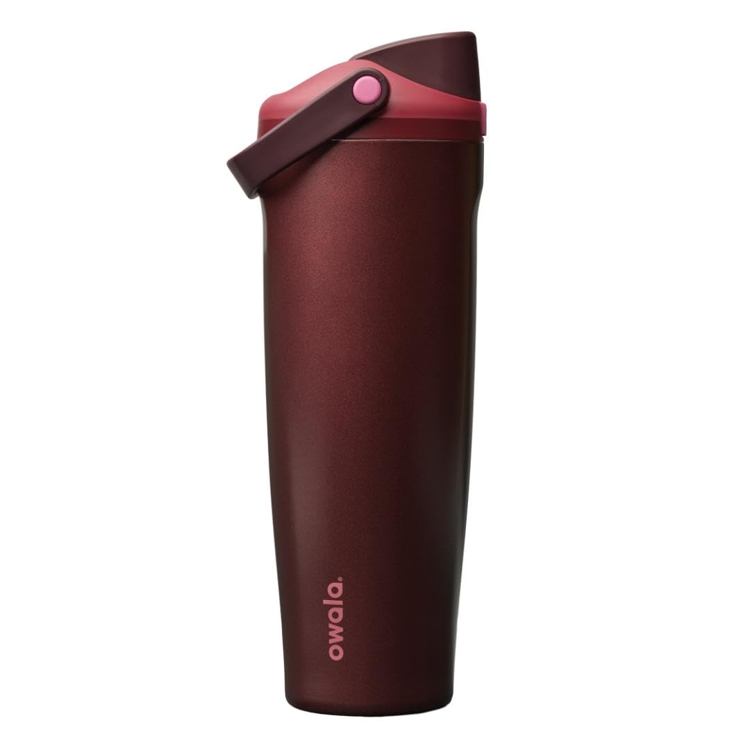 Owala FreeSip Sway Insulated Stainless Steel Water Bottle with Two-Way Spout, Built-In Straw and Bucket Handle, Made for Travel, School, and Sports, 40oz, BPA Free, Leak Proof, Putting Green