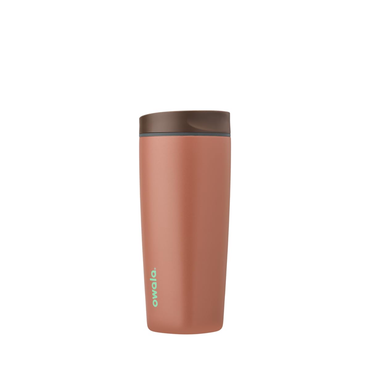 Owala SmoothSip Slider Insulated Stainless Steel Coffee Tumbler, Reusable Iced Coffee Cup, Hot Coffee Travel Mug, BPA Free 20 oz, In Bloom