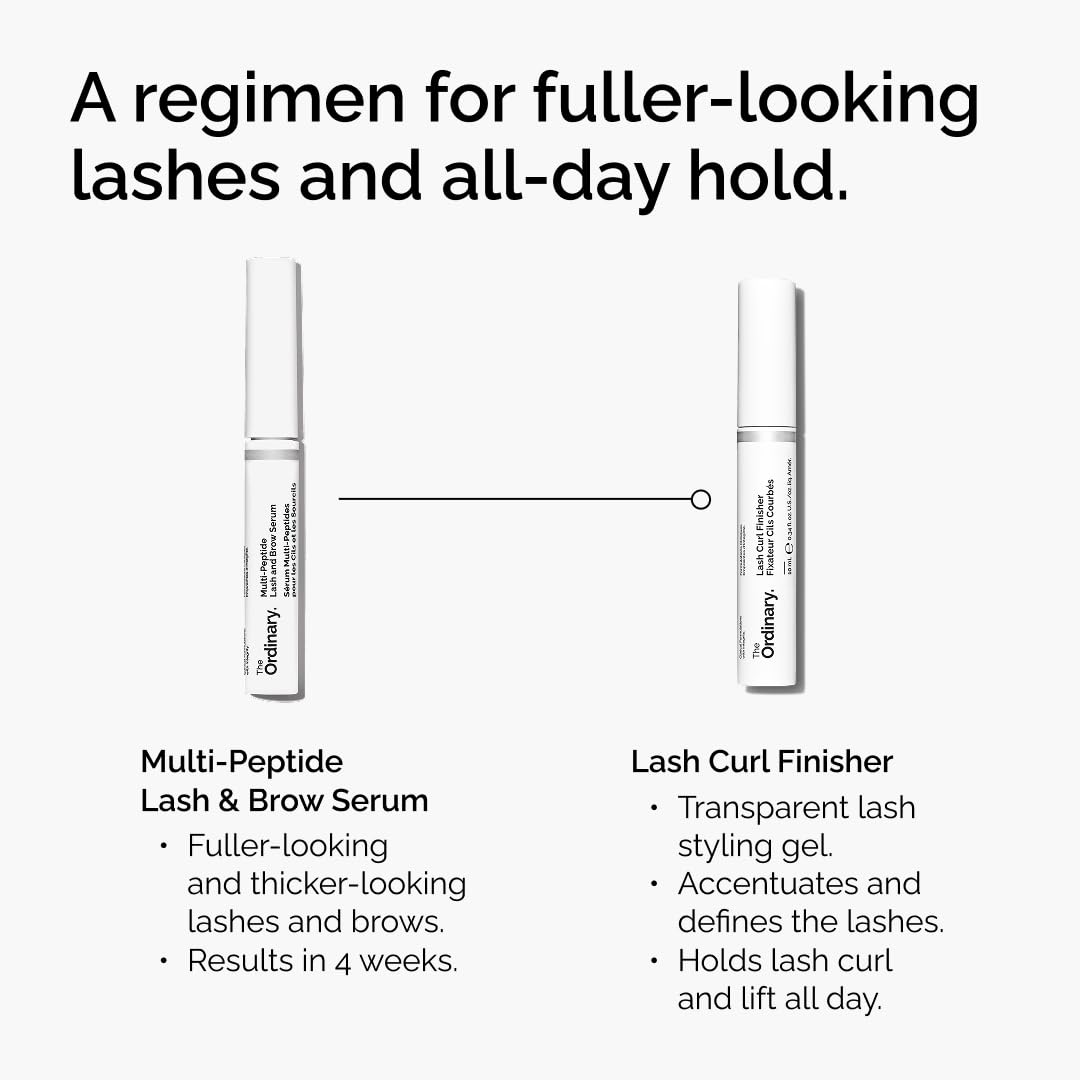 The Ordinary Multi-Peptide Lash and Brow Serum, Peptide-Powered Formula for Thicker, Fuller Looking Lashes & Brows