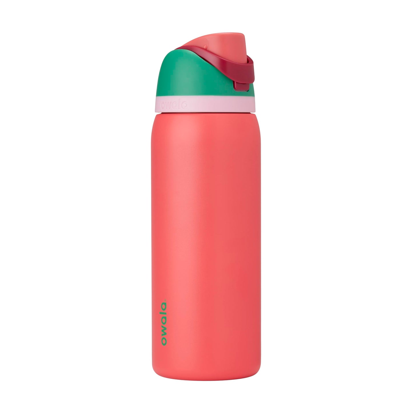 Owala FreeSip Insulated Stainless Steel Water Bottle with Straw, BPA-Free Sports Water Bottle, Great for Travel, 24 Oz, Very, Very Dark | Insulated, with Straw, for Sports, Travel, and School, BPA-Free