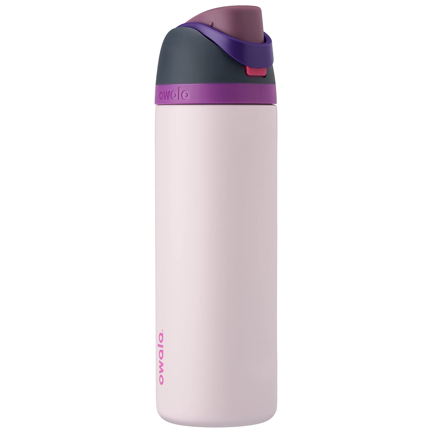 Owala FreeSip Insulated Stainless Steel Water Bottle with Straw, BPA-Free Sports Water Bottle, Great for Travel, 24 Oz, Very, Very Dark | Insulated, with Straw, for Sports, Travel, and School, BPA-Free