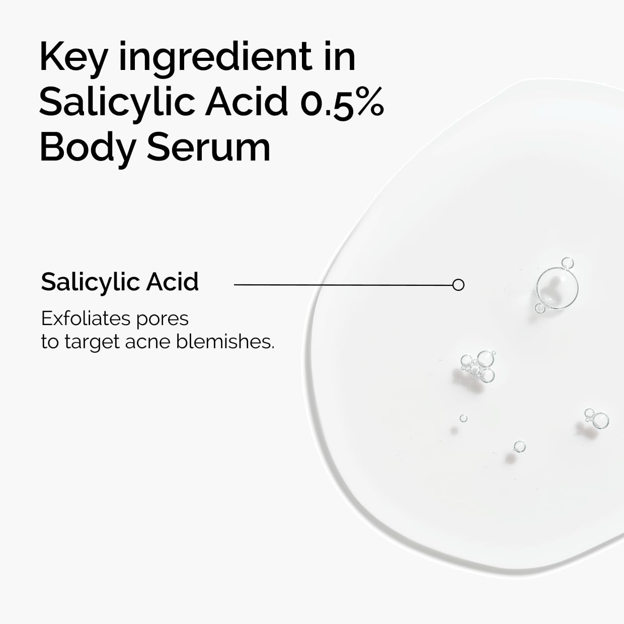 The Ordinary Salicylic Acid 0.5% Body Serum, Exfoliating Treatment for Acne-Prone Skin, 8.1 Fl Oz