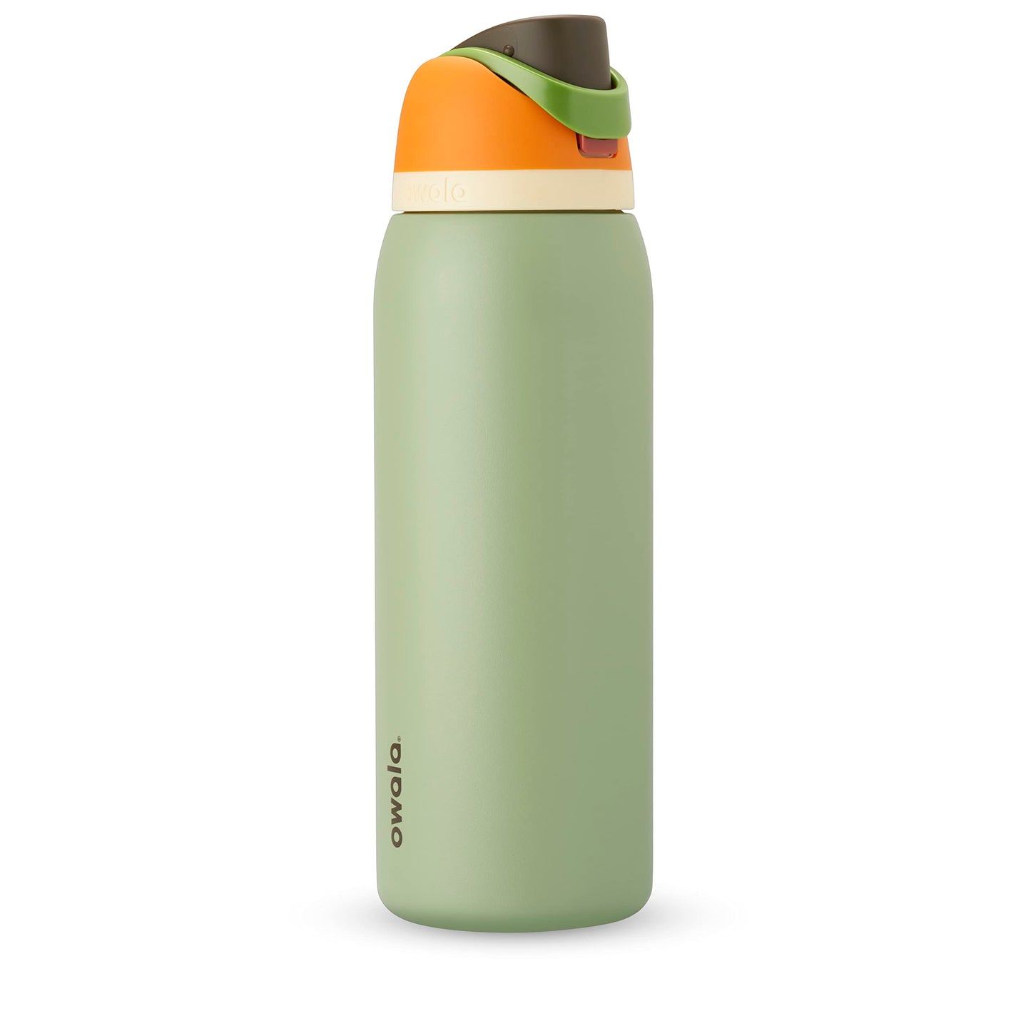 Owala FreeSip Insulated Stainless Steel Water Bottle with Straw, BPA-Free Sports Water Bottle, Great for Travel, 24 Oz, Black Cherry