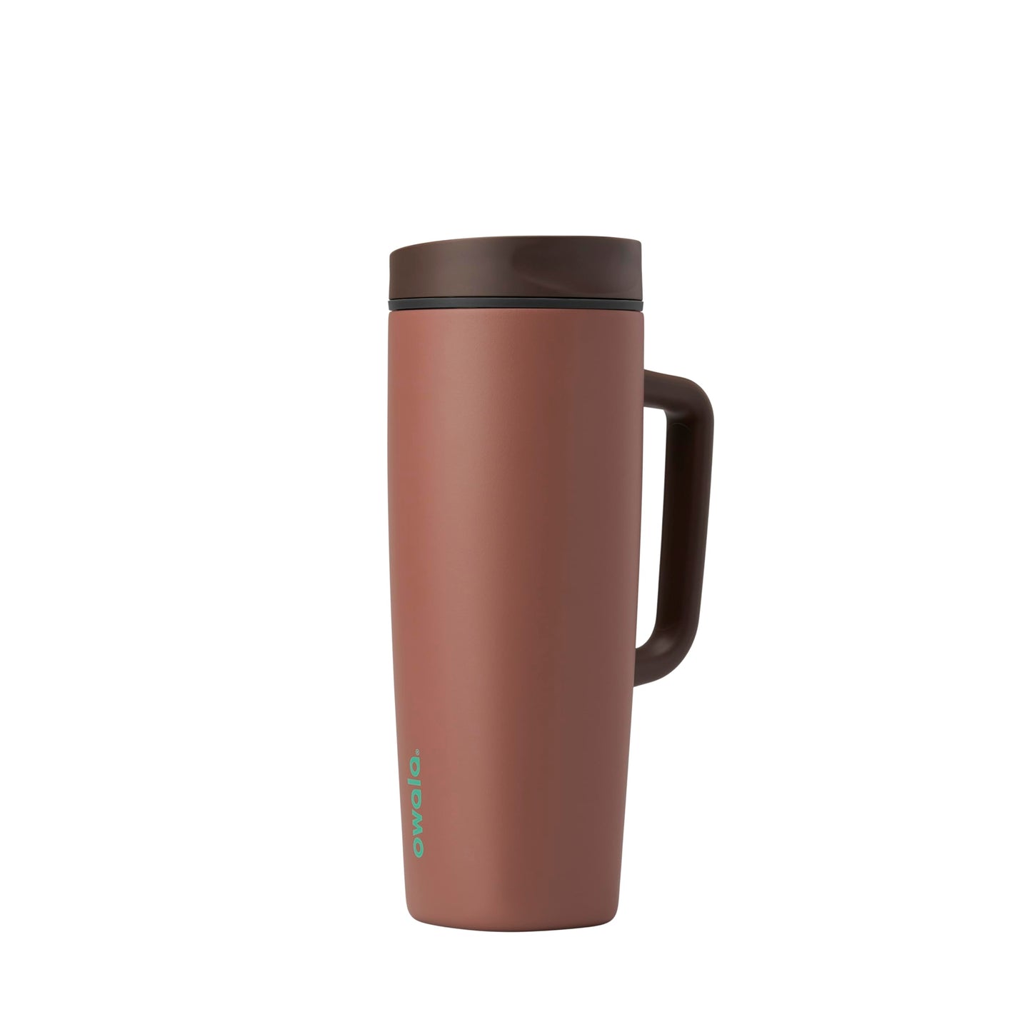 Owala SmoothSip Slider Insulated Stainless Steel Coffee Tumbler, Reusable Iced Coffee Cup, Hot Coffee Travel Mug, BPA Free 20 oz, In Bloom