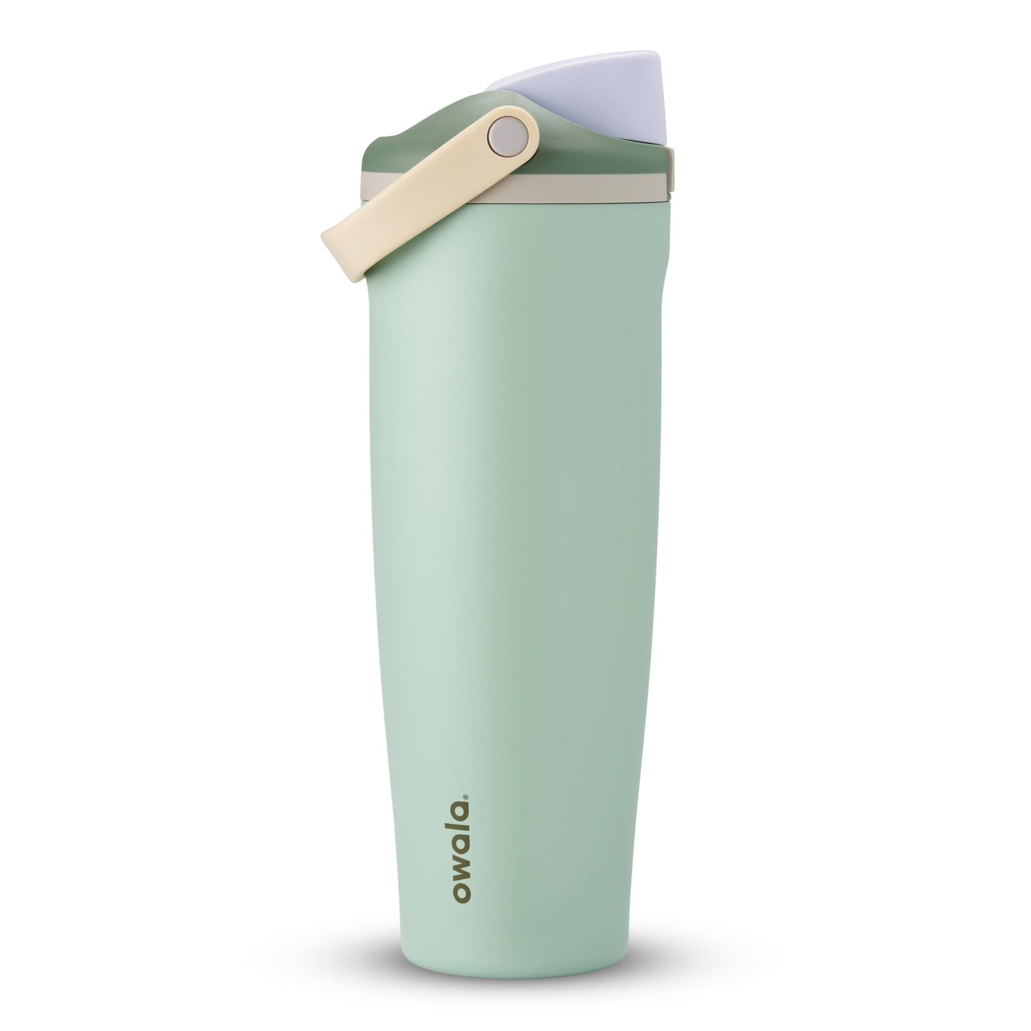 Owala FreeSip Sway Insulated Stainless Steel Water Bottle with Two-Way Spout, Built-In Straw and Bucket Handle, Made for Travel, School, and Sports, 30oz, BPA Free, Leak Proof, Foggy Tide