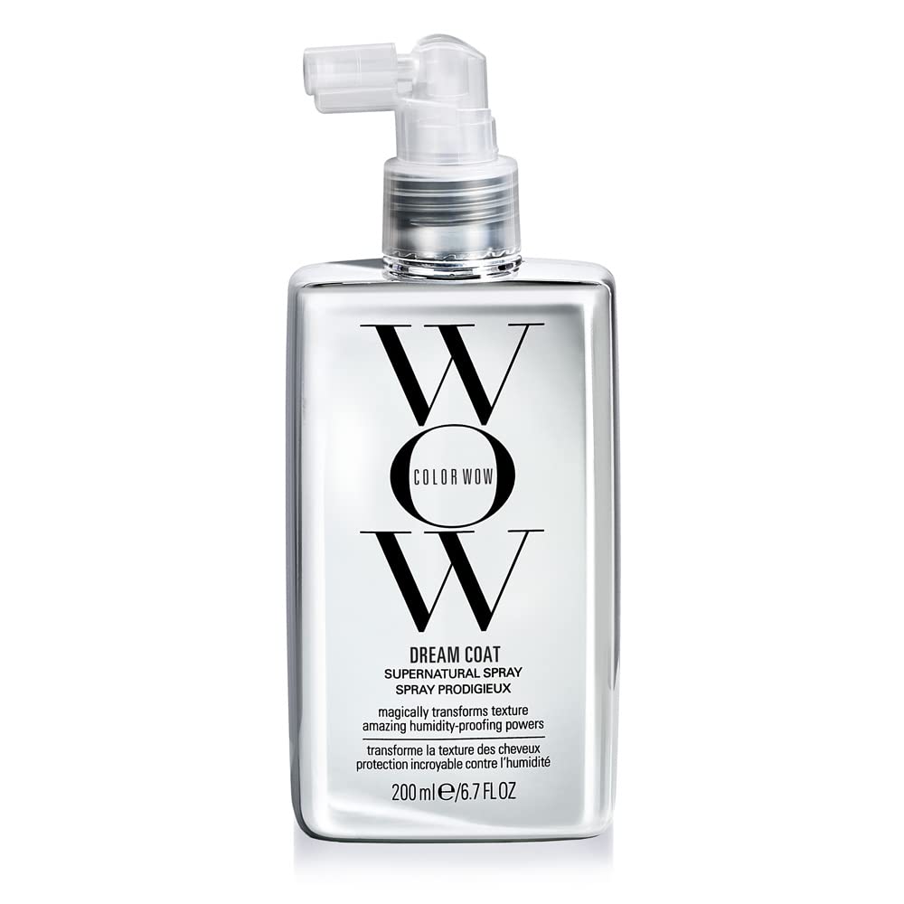COLOR WOW Dream Coat Supernatural Spray, Anti-Humidity Frizz Control and Heat Protectant for Glassy, Shiny Hair