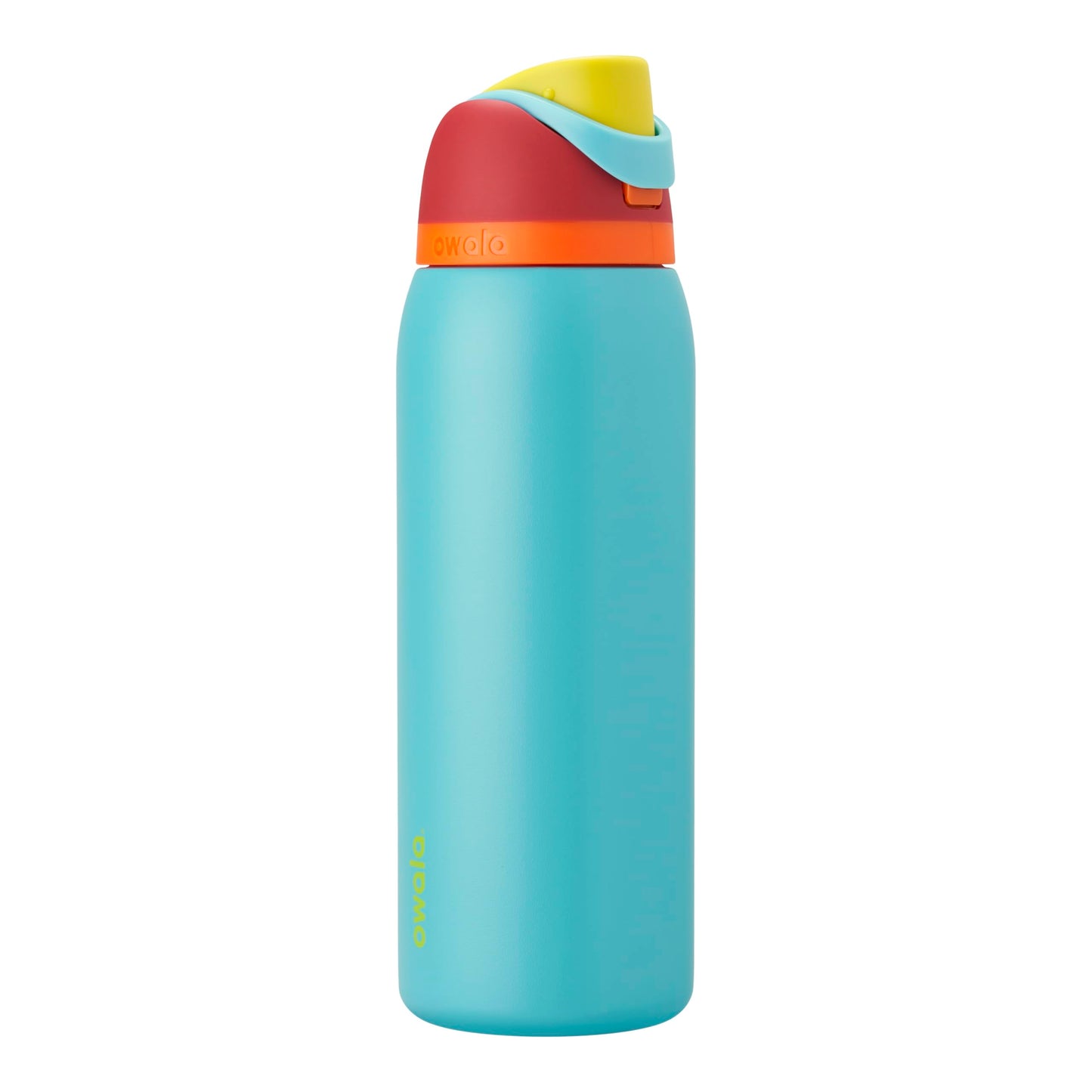 Owala FreeSip Insulated Stainless Steel Water Bottle with Straw, BPA-Free Sports Water Bottle, Great for Travel, 24 Oz, Black Cherry