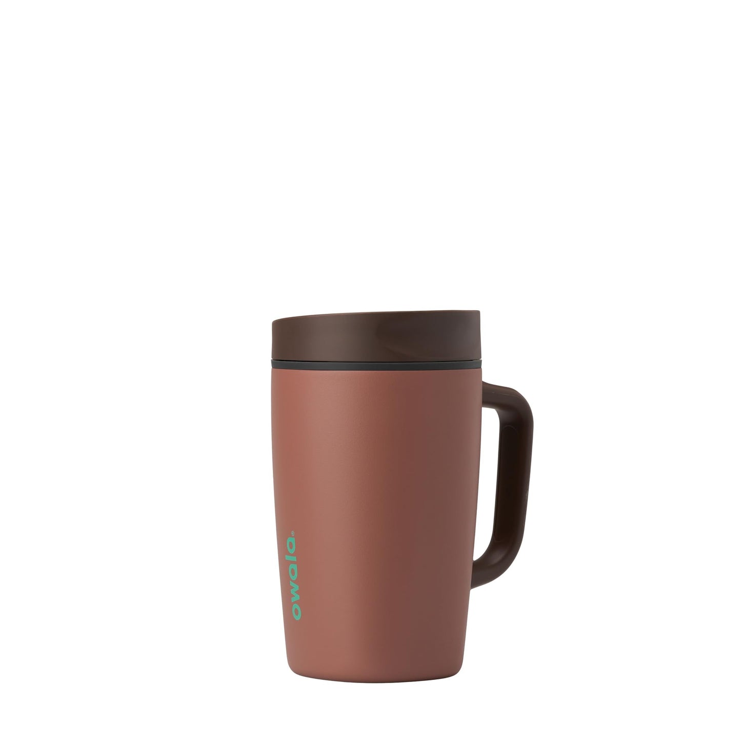 Owala SmoothSip Slider Insulated Stainless Steel Coffee Tumbler, Reusable Iced Coffee Cup, Hot Coffee Travel Mug, BPA Free 20 oz, In Bloom