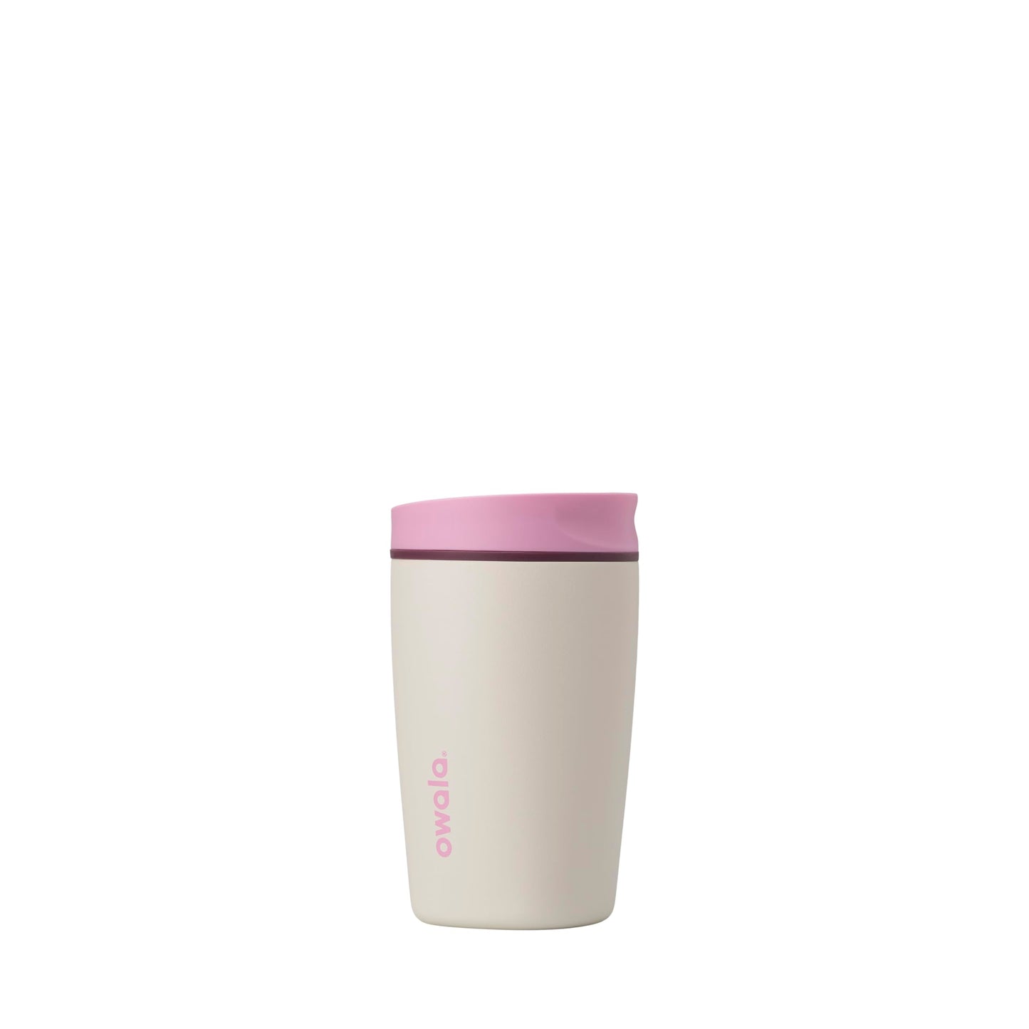 Owala SmoothSip Slider Insulated Stainless Steel Coffee Tumbler, Reusable Iced Coffee Cup, Hot Coffee Travel Mug, BPA Free 20 oz, In Bloom