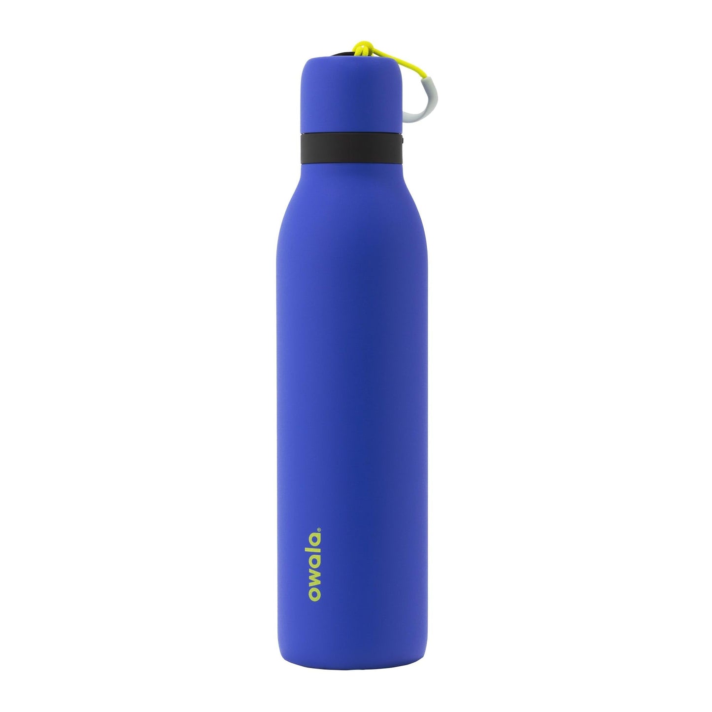 Owala FreeSip Twist Insulated Stainless Steel Water Bottle with Straw for Sports and Travel, BPA-Free, 24-oz, Black Cherry