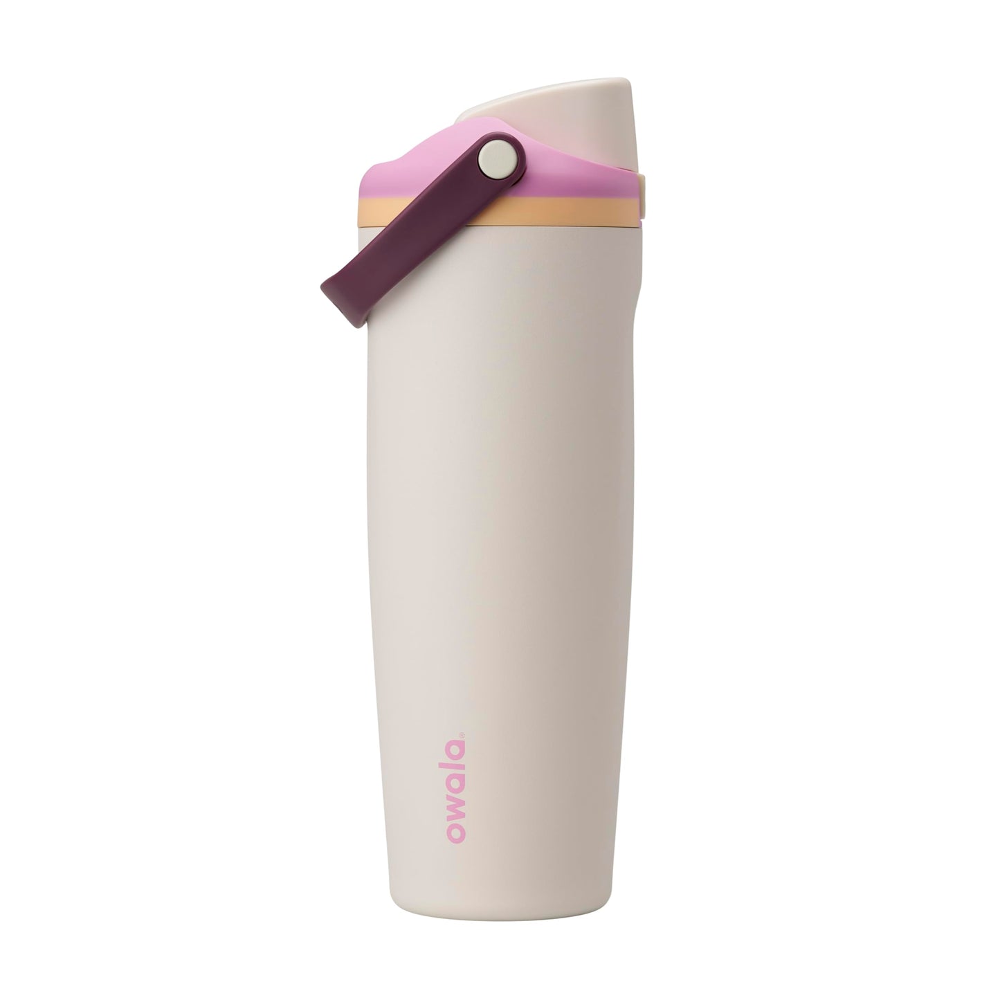 Owala FreeSip Sway Insulated Stainless Steel Water Bottle with Two-Way Spout, Built-In Straw and Bucket Handle, Made for Travel, School, and Sports, 30oz, BPA Free, Leak Proof, Foggy Tide
