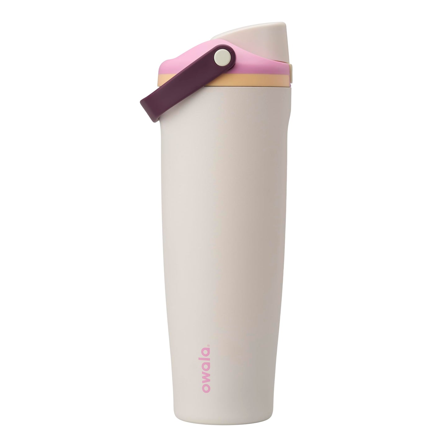 Owala FreeSip Sway Insulated Stainless Steel Water Bottle with Two-Way Spout, Built-In Straw and Bucket Handle, Made for Travel, School, and Sports, 30oz, BPA Free, Leak Proof, Foggy Tide