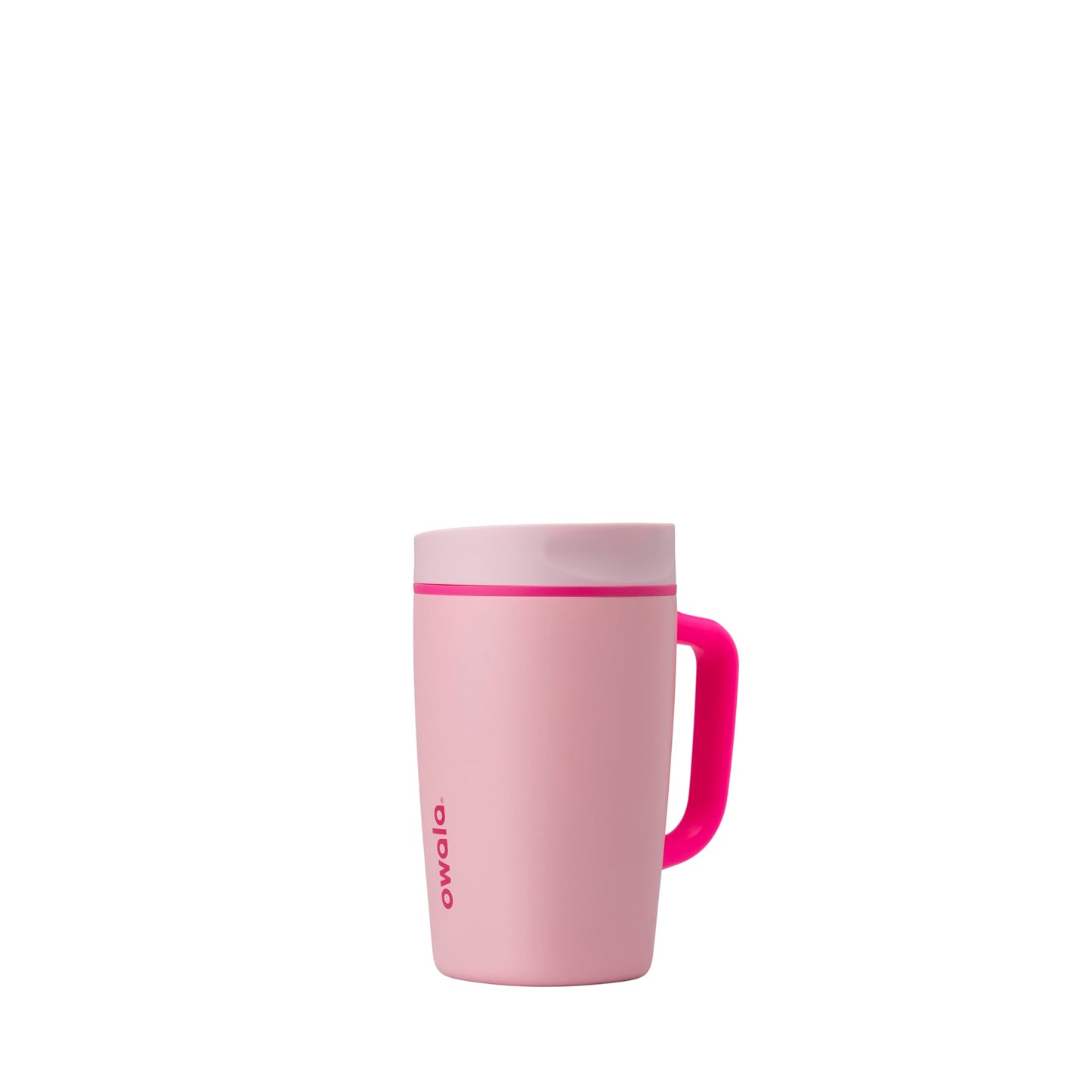Owala SmoothSip Slider Insulated Stainless Steel Coffee Tumbler, Reusable Iced Coffee Cup, Hot Coffee Travel Mug, BPA Free 20 oz, In Bloom