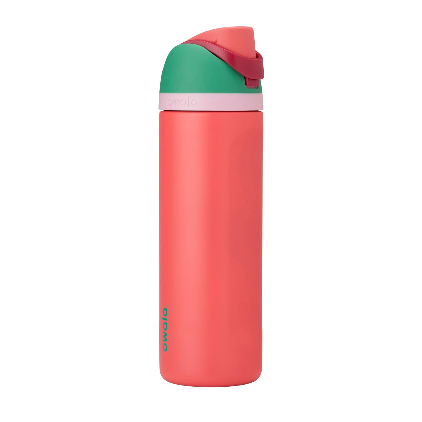 Owala FreeSip Insulated Stainless Steel Water Bottle with Straw, BPA-Free Sports Water Bottle, Great for Travel, 24 Oz, Very, Very Dark | Insulated, with Straw, for Sports, Travel, and School, BPA-Free