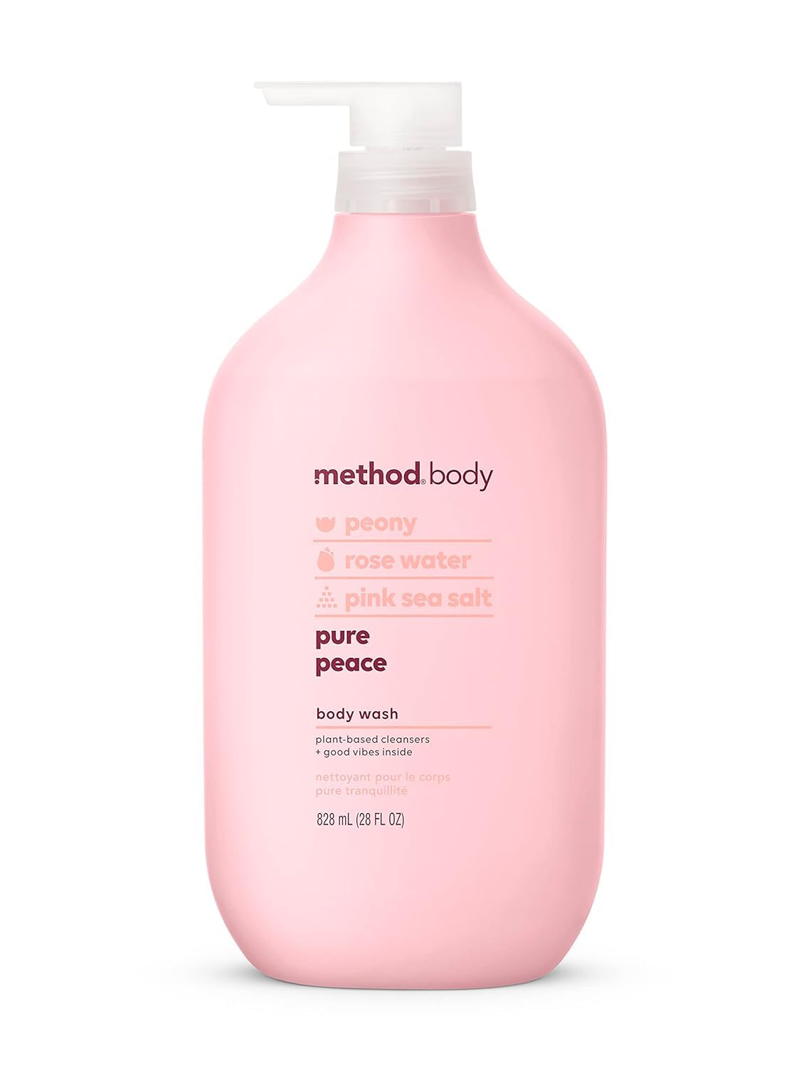 Method Body Wash, Sea + Surf, Paraben and Phthalate Free, 28 oz, (Pack of 1)