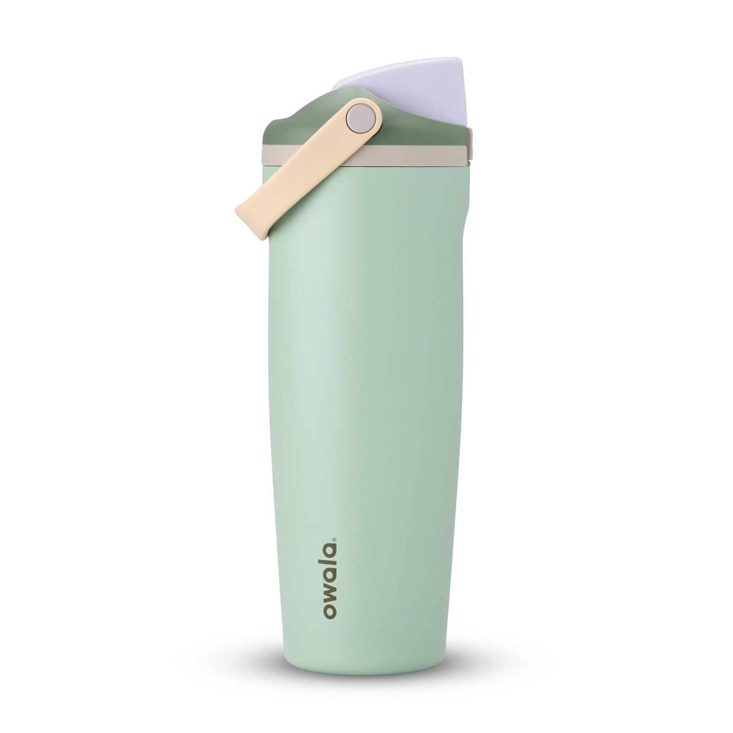 Owala FreeSip Sway Insulated Stainless Steel Water Bottle with Two-Way Spout, Built-In Straw and Bucket Handle, Made for Travel, School, and Sports, 30oz, BPA Free, Leak Proof, Foggy Tide