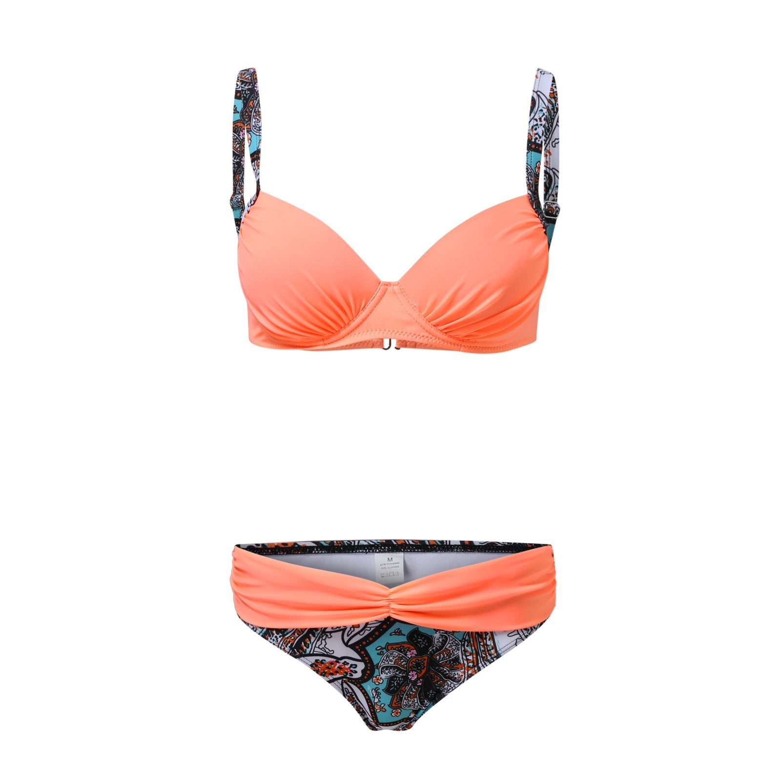 Women's Seperated Swimwear High Waist Hard-clad Steel Bracket