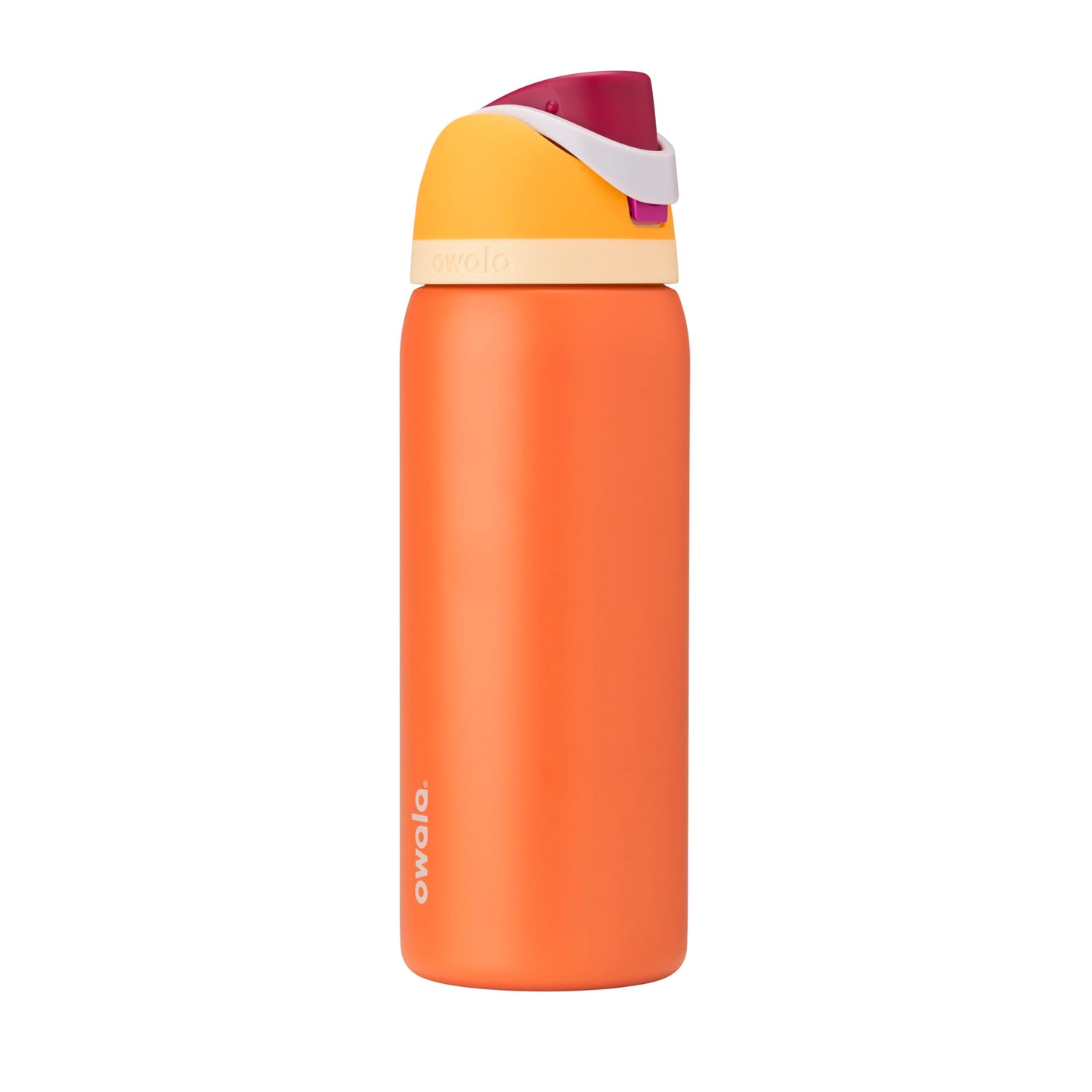 Owala FreeSip Insulated Stainless Steel Water Bottle with Straw, BPA-Free Sports Water Bottle, Great for Travel, 24 Oz, Very, Very Dark | Insulated, with Straw, for Sports, Travel, and School, BPA-Free