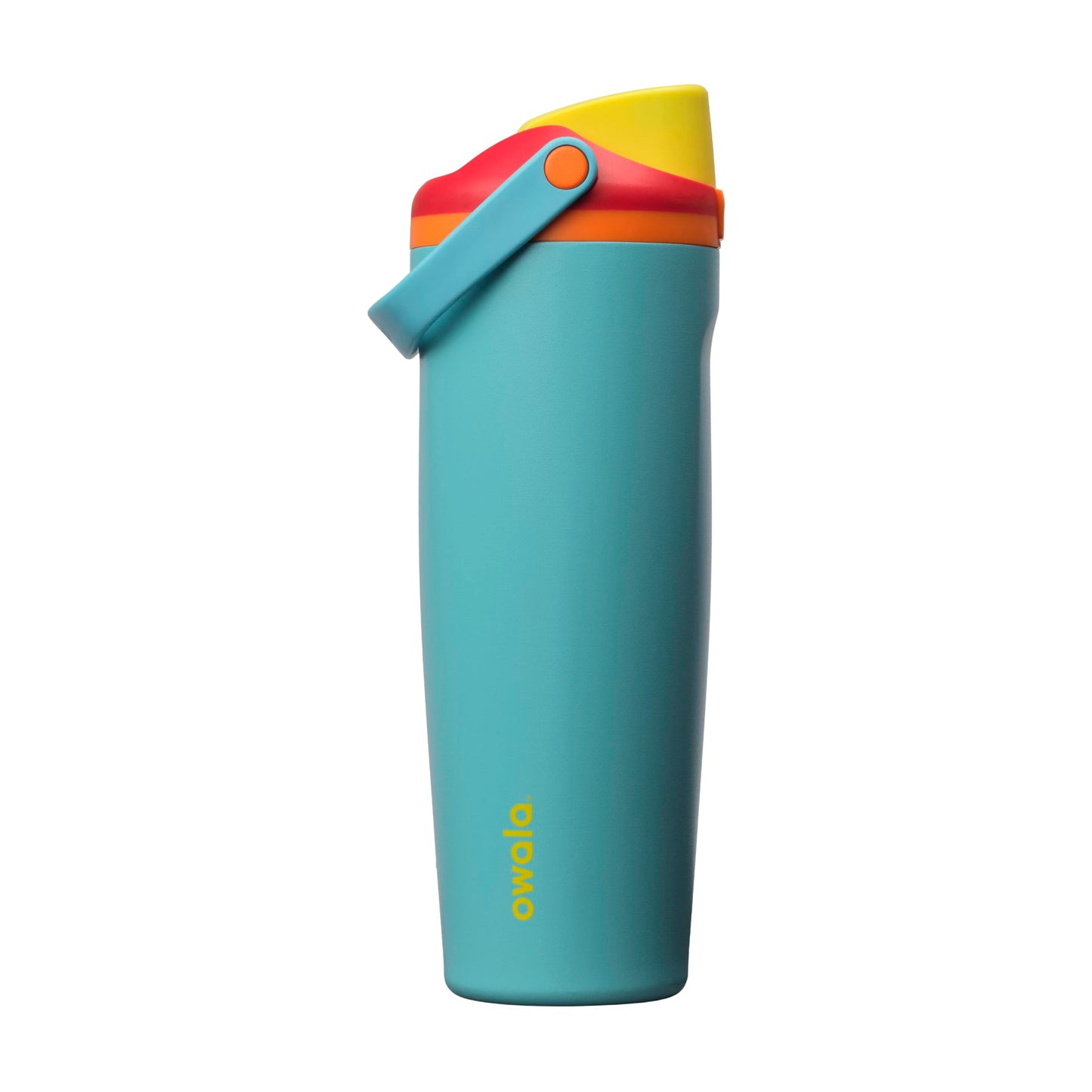 Owala FreeSip Sway Insulated Stainless Steel Water Bottle with Two-Way Spout, Built-In Straw and Bucket Handle, Made for Travel, School, and Sports, 30oz, BPA Free, Leak Proof, Foggy Tide