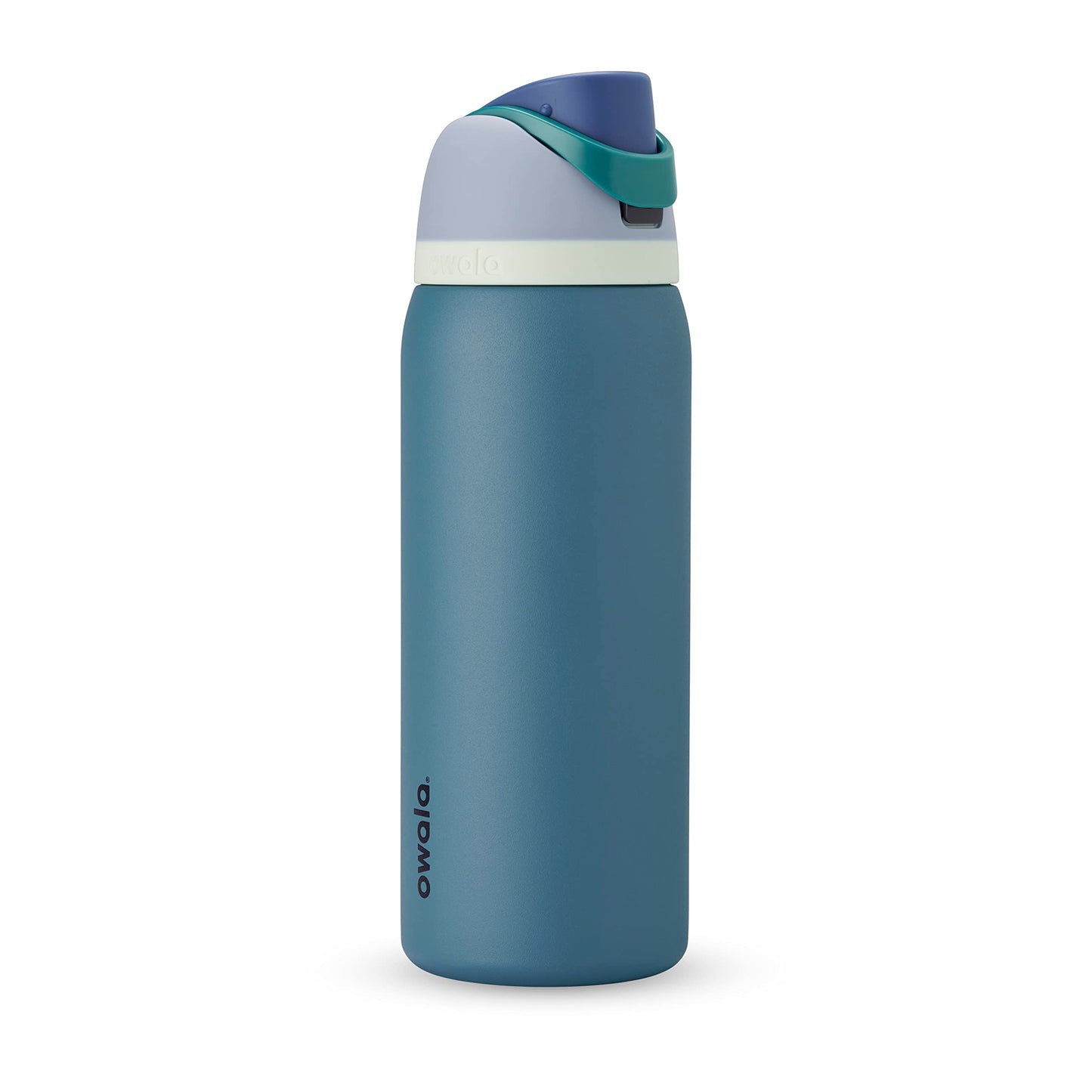 Owala FreeSip Insulated Stainless Steel Water Bottle with Straw, BPA-Free Sports Water Bottle, Great for Travel, 24 Oz, Black Cherry