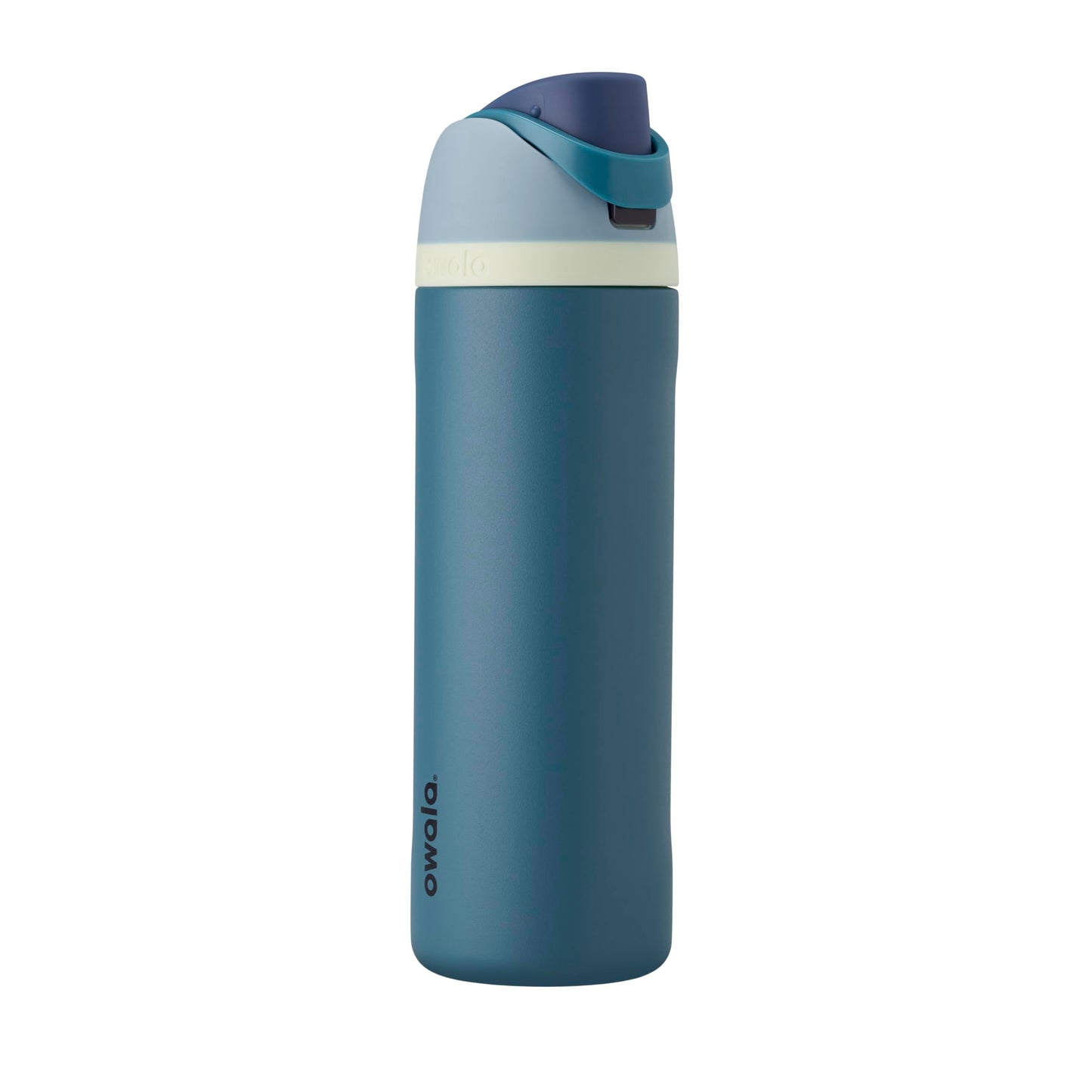Owala FreeSip Insulated Stainless Steel Water Bottle with Straw, BPA-Free Sports Water Bottle, Great for Travel, 24 Oz, Very, Very Dark | Insulated, with Straw, for Sports, Travel, and School, BPA-Free