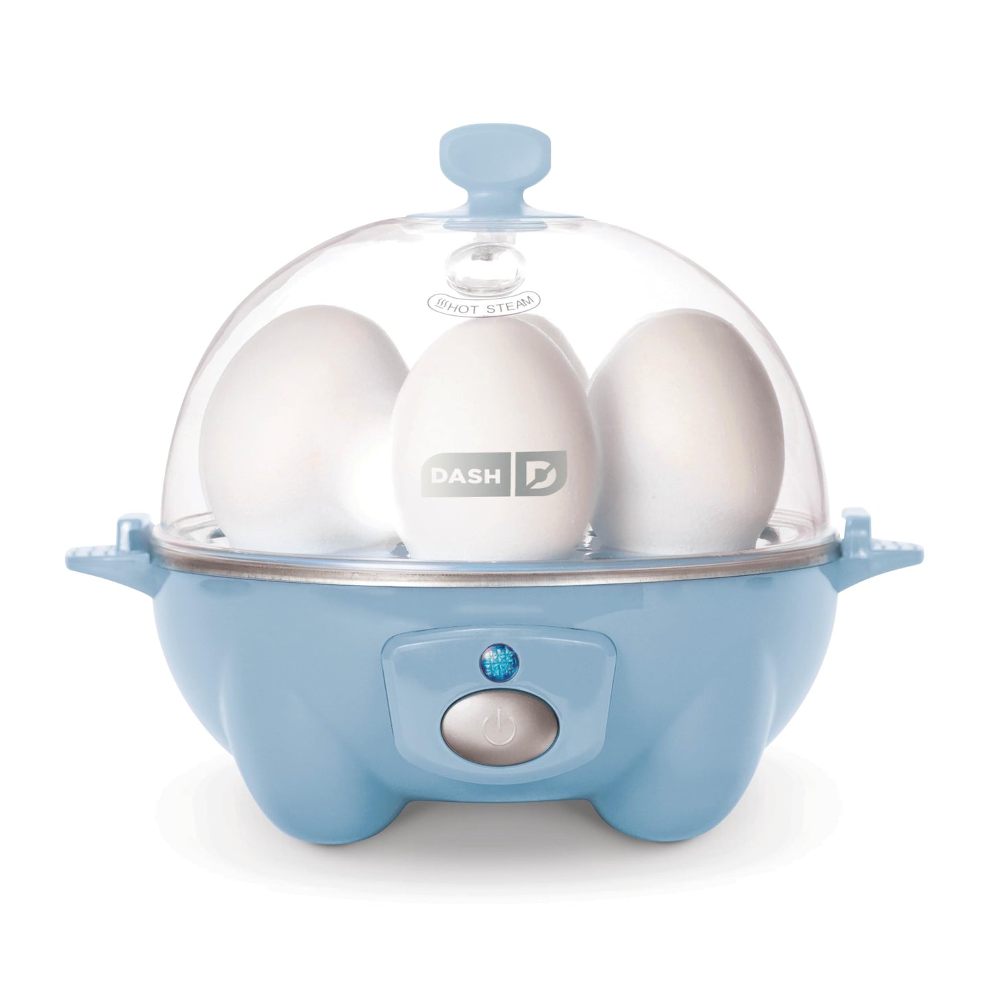 DASH Electric Rapid Egg Cooker for Hard Boiled/Poached/Scrambled Eggs or Omelets with Auto Shut-Off Feature, Black, 7 Egg Capacity
