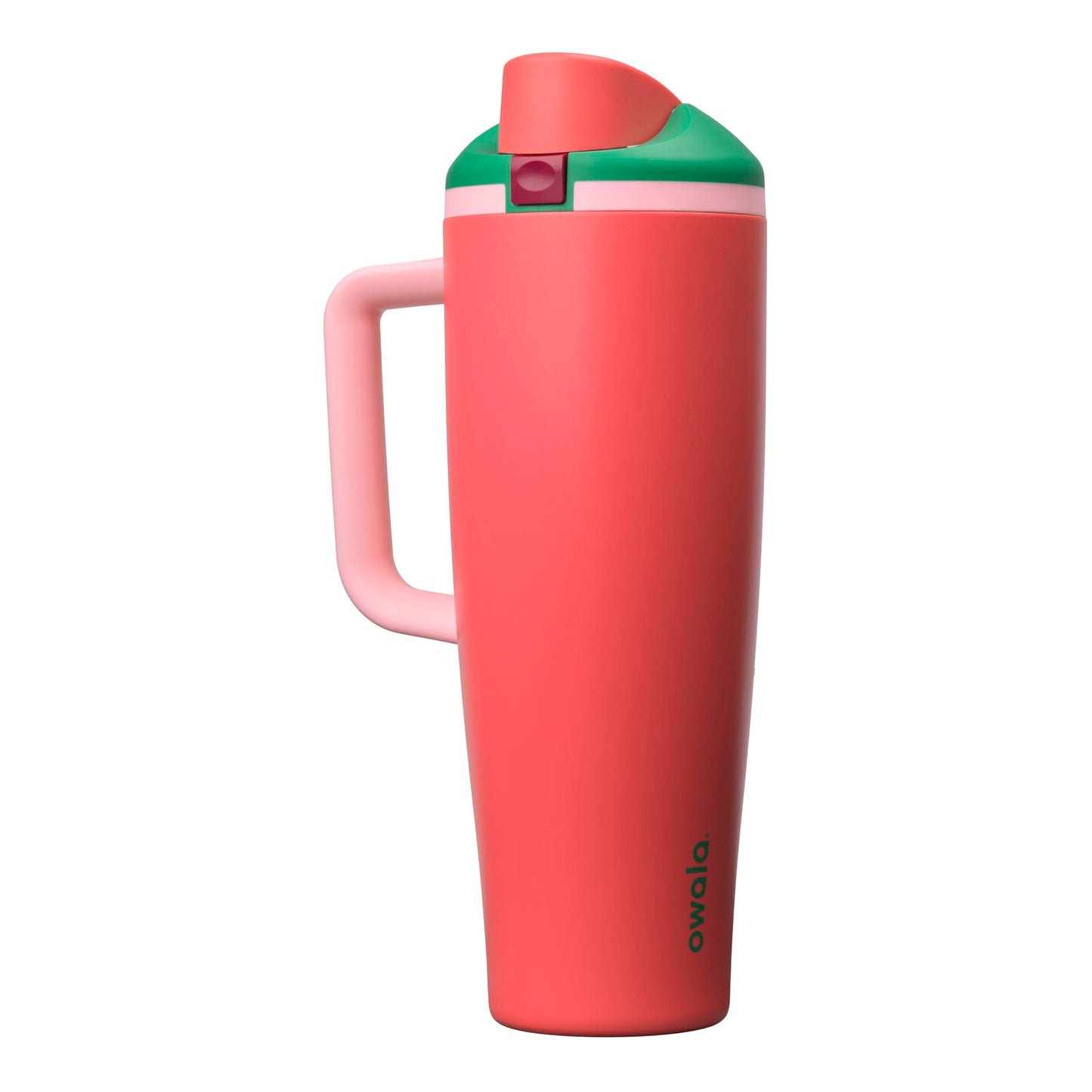 Owala FreeSip Tumbler Insulated Stainless Steel Water Bottle with Built-in Straw and Side Handle, For Travel, Work, School, and Sports, 40oz, BPA Free, Leak Proof, Foggy Tide
