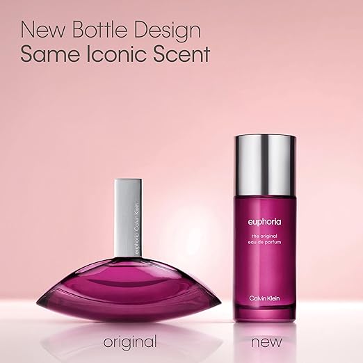 Calvin Klein Euphoria Eau de Parfum – Women’s Perfume – Long Lasting Fragrance - New bottle design. Same iconic scent.