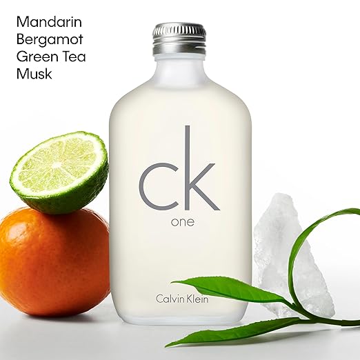 Calvin Klein CK One Eau de Toilette – Citrus Unisex Fragrance – With Notes of Green Tea