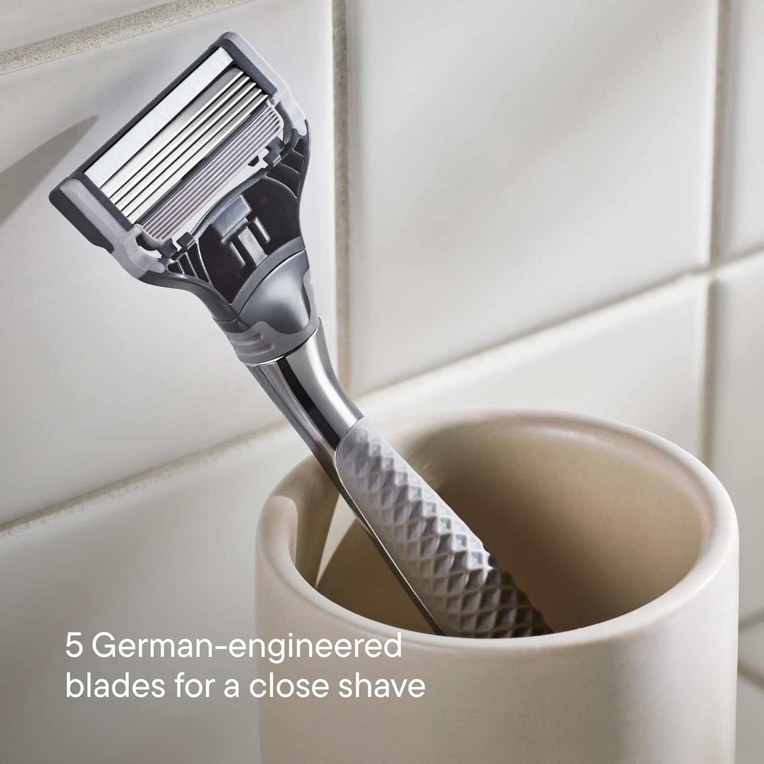 Harry's Original Razor Blades for Men - 10 Count - Premium Razor Blade Refill Cartridges - German Engineered