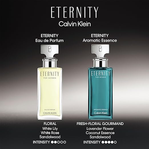 Calvin Klein Eternity Eau de Parfum – Floral Women's Perfume – With Notes of Bergamot, White Lily, White Rose, Sandalwood & Amber – Long Lasting Fragrance