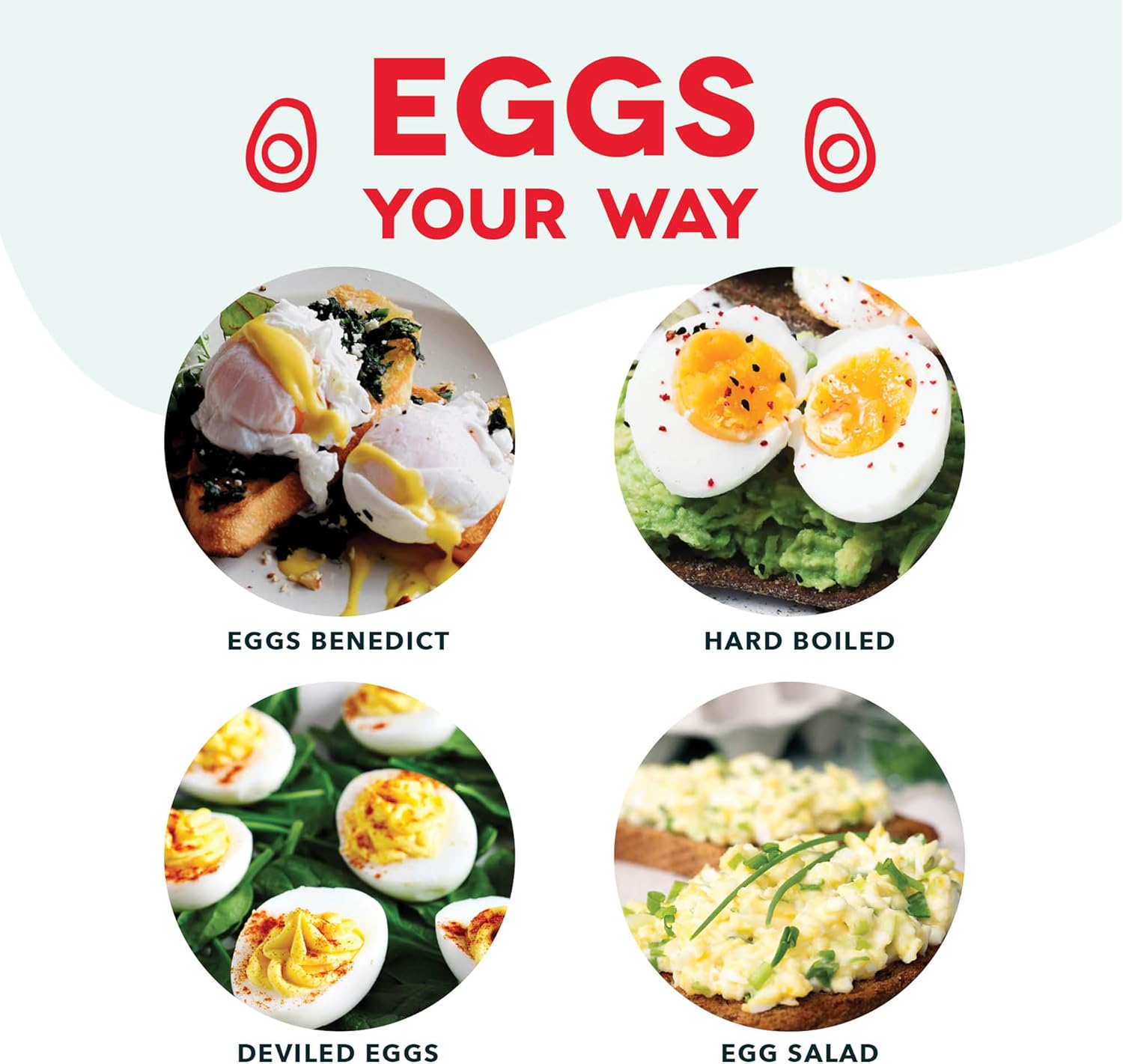 DASH Electric Rapid Egg Cooker for Hard Boiled/Poached/Scrambled Eggs or Omelets with Auto Shut-Off Feature, Black, 7 Egg Capacity