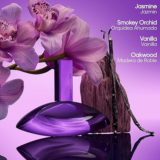 Calvin Klein Euphoria Bold Elixir Parfum Intense worn by Rosalia – Ambery Perfume for Women – With Jasmine, Smoky Orchid, Vanilla & Oakwood – Long-Lasting Fragrance