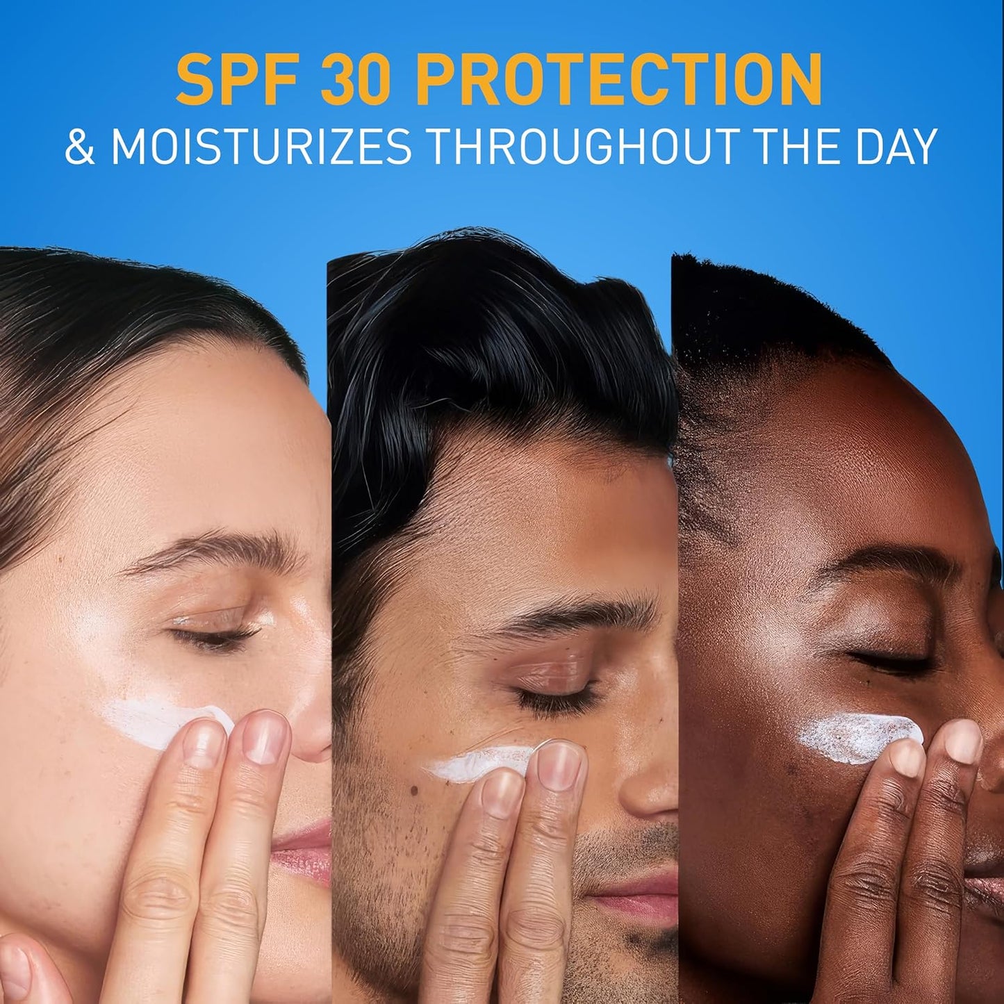 CeraVe AM Facial Moisturizing Lotion with SPF 30, Oil-Free Face Moisturizer with SPF, Formulated with Hyaluronic Acid, Niacinamide & Ceramides, Non-Comedogenic, Broad Spectrum Sunscreen, 3 Ounce