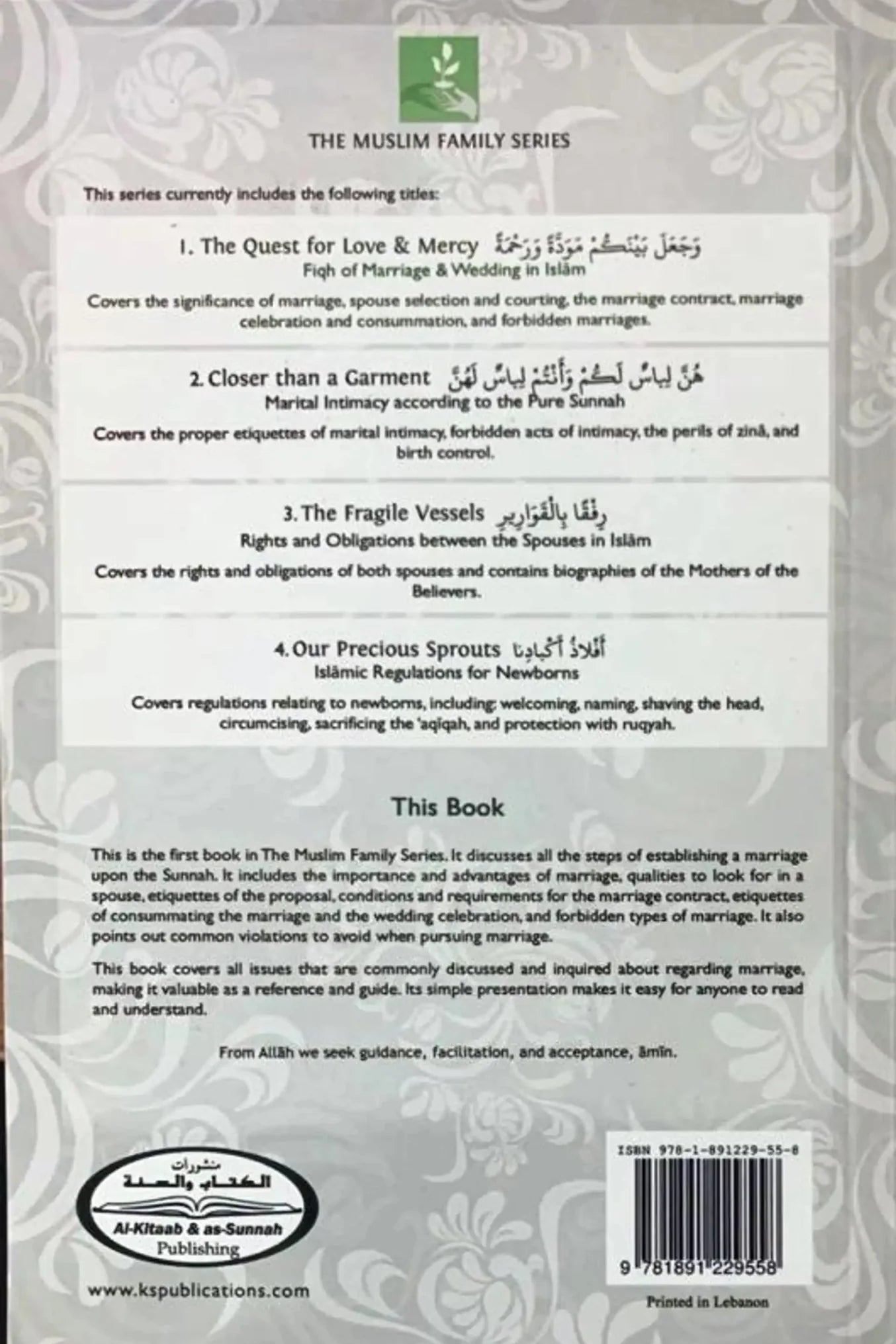 The Quest for Love & Mercy (Marriage & Wedding in Islam) - Darussalam